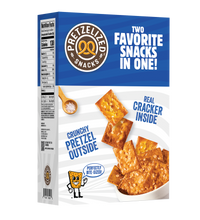 Load image into Gallery viewer, PRETZELIZED Pretzel Crackers, Sea Salt Flavored, 6.5oz Box - Multi-Pack