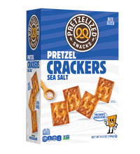 Load image into Gallery viewer, PRETZELIZED Pretzel Crackers, Sea Salt Flavored, 6.5oz Box - Multi-Pack