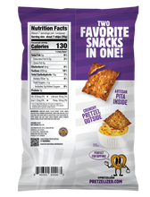 Load image into Gallery viewer, PRETZELIZED Pretzel Pita Chips, Everything Flavored, 7oz Bag - Multi-Pack