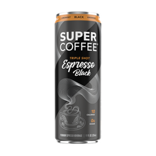 Load image into Gallery viewer, Super Coffee Espresso, Triple Shot Black, 11oz (Pack of 12)