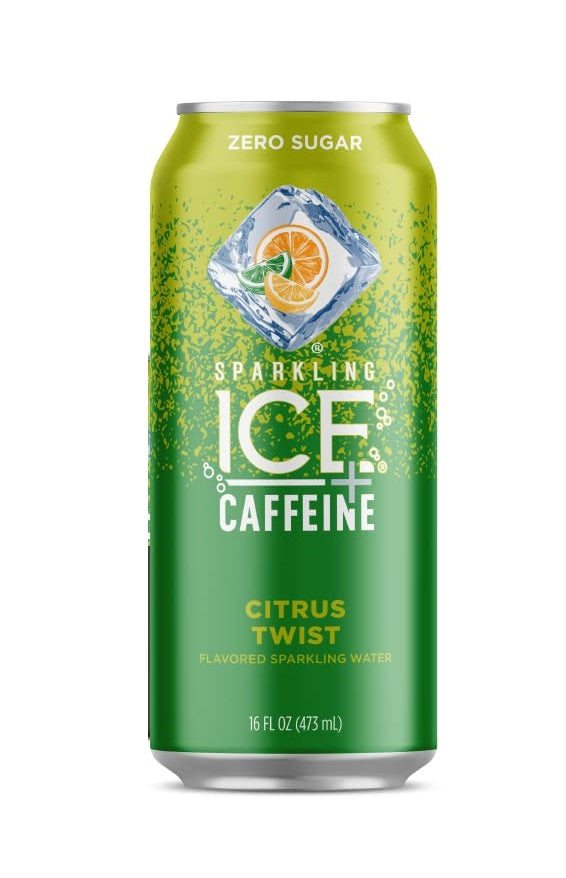 Sparkling ICE Naturally Flavored Sparkling Water + Caffeine, Citrus Tw ...