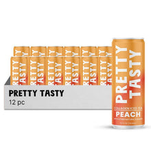 Load image into Gallery viewer, Pretty Tasty Collagen Tea, Peach, 12oz (Pack of 12)