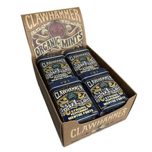 Load image into Gallery viewer, Clawhammer Organic Mints, Strong Peppermint, 1.07oz (Pack of 12)