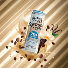 Load image into Gallery viewer, Super Coffee Espresso, Vanilla Sweet Cream, 11oz (Pack of 12)