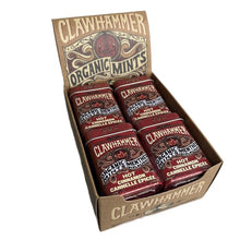 Load image into Gallery viewer, Clawhammer Organic Mints, Hot Cinnamon, 1.07oz (Pack of 12)