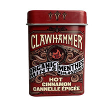 Load image into Gallery viewer, Clawhammer Organic Mints, Hot Cinnamon, 1.07oz (Pack of 12)