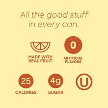 Load image into Gallery viewer, Sanzo Flavored Sparkling Water, Mango (Alphonso), 12oz (Pack of 12)