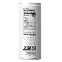 Load image into Gallery viewer, Once Upon a Coconut 100% Pure Coconut Water, Chocolate, 10.8oz (Pack of 12)