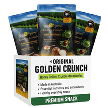 Load image into Gallery viewer, Golden Crunch Australian Macadamia Nuts, Australian Honey, 7.9oz - Multi-Pack