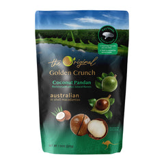 Golden Crunch Australian Macadamia Nuts, Coconut Pandan, 7.9oz - Multi-Pack
