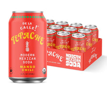 Load image into Gallery viewer, De La Calle Tepache Modern Mexican Soda, Mango Chili, 12oz (Pack of 12)
