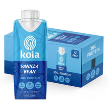 Load image into Gallery viewer, Koia Plant Based 20g Protein Shake, Vanilla Bean, 11oz (Pack of 12)