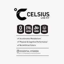 Load image into Gallery viewer, CELSIUS ESSENTIALS Sparkling Energy Drink, Watermelon Ice, 16oz (Pack of 12)