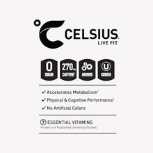 Load image into Gallery viewer, CELSIUS ESSENTIALS Sparkling Energy Drink, Grape Slush, 16oz (Pack of 12)