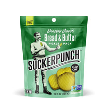 Load image into Gallery viewer, SuckerPunch Gourmet Dill Pickles, Snappy Sweet Bread & Butter, 3.4oz (Pack of 12)
