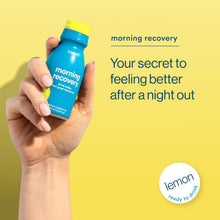 Load image into Gallery viewer, Morning Recovery Electrolyte Drink, Original Lemon, 3.4oz (Pack of 12)