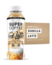 Load image into Gallery viewer, Super Coffee, Vanilla Latte, 12oz (Pack of 12)