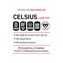 Load image into Gallery viewer, CELSIUS Sparkling Energy Drink, Watermelon, 12oz (Pack of 12)