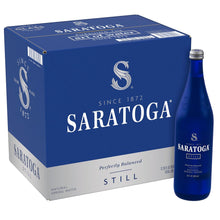 Load image into Gallery viewer, Saratoga Still Natural Spring Water, 28 oz Glass Bottles (Pack of 12)