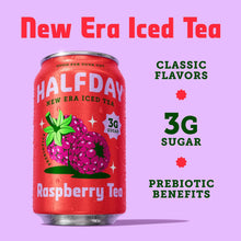 Load image into Gallery viewer, HALFDAY Prebiotic Tea, Raspberry, 12oz (Pack of 12)