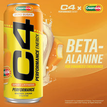 Load image into Gallery viewer, Cellucor C4 Performance Zero Sugar Energy Drink, Orange Creamsicle, 16oz (Pack of 12)