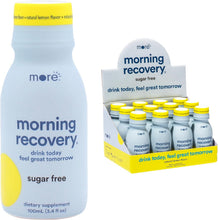 Load image into Gallery viewer, Copy of Morning Recovery Electrolyte Drink, Sugar-Free Original Lemon, 3.4oz (Pack of 12)