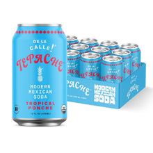 Load image into Gallery viewer, De La Calle Tepache Modern Mexican Soda, Tropical Ponche, 12oz (Pack of 12)