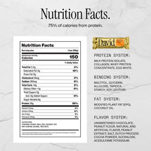 Load image into Gallery viewer, David Protein Bar, Peanut Butter Chocolate, 2.05oz (Pack of 12)