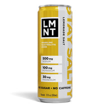 Load image into Gallery viewer, LMNT Sparkling Electrolyte Drink, Lemonade Salt, 12oz (Pack of 12)