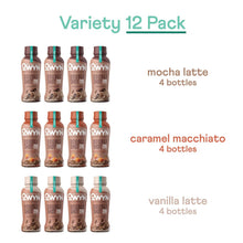 Load image into Gallery viewer, OWYN Non-Dairy Coffee Shake 20g Protein, Double Shot Three Flavor Variety, 12oz (Pack of 12)