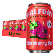 Load image into Gallery viewer, HALFDAY Prebiotic Tea, Raspberry, 12oz (Pack of 12)