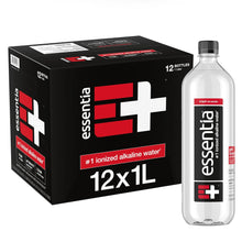 Load image into Gallery viewer, Essentia Ionized Alkaline 9.5 pH Bottled Water, 1 Liter, (Pack of 12)