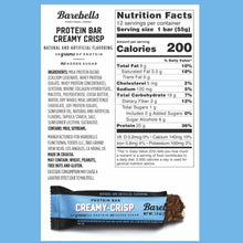 Load image into Gallery viewer, Barebells 20g Protein Bars, Creamy Crisp, 1.94oz (Pack of 12)