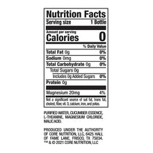 Load image into Gallery viewer, Core Hydration Plus Enhanced Water, Calm - Cucumber Essence, 23.9oz (Pack of 12)