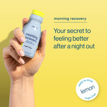 Load image into Gallery viewer, Copy of Morning Recovery Electrolyte Drink, Sugar-Free Original Lemon, 3.4oz (Pack of 12)