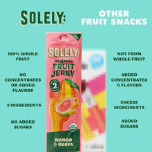 Load image into Gallery viewer, Solely Organic Fruit Jerky, Mango & Guava, 0.8oz (Pack of 12)