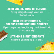 Load image into Gallery viewer, Sparkling Ice Flavored Sparkling Water, Coconut Pineapple, 17 oz (Pack of 12)