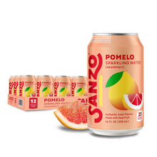 Load image into Gallery viewer, Sanzo Flavored Sparkling Water, Pomelo (Grapefruit), 12oz (Pack of 12)