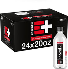 Load image into Gallery viewer, Essentia Ionized Alkaline 9.5 pH Bottled Water, 20oz (Pack of 24)