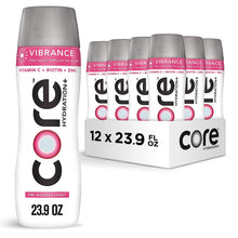 Load image into Gallery viewer, Core Hydration Plus Enhanced Water, Vibrance - Pink Grapefruit, 23.9oz (Pack of 12)
