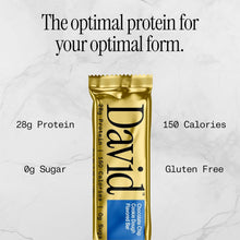 Load image into Gallery viewer, David Protein Bar, Chocolate Chip Cookie Dough, 2.05oz (Pack of 12)
