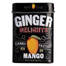 Load image into Gallery viewer, Ginger Delights Candy, Mango, 1.07oz (Pack of 12)