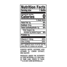 Load image into Gallery viewer, Core Hydration Plus Enhanced Water, Immunity - Lemon Extract, 23.9oz (Pack of 12)