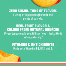 Load image into Gallery viewer, Sparkling Ice Flavored Sparkling Water, Peach Nectarine, 17 oz (Pack of 12)
