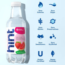 Load image into Gallery viewer, Hint Fruit-Infused Water, Strawberry Watermelon, 16oz (Pack of 12)