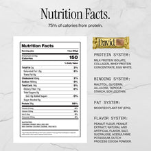Load image into Gallery viewer, David Protein Bar, Salted Peanut Butter, 2.05oz (Pack of 12)