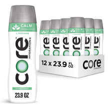 Load image into Gallery viewer, Core Hydration Plus Enhanced Water, Calm - Cucumber Essence, 23.9oz (Pack of 12)