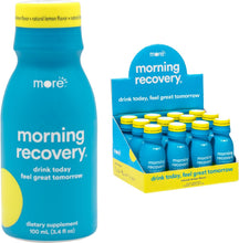 Load image into Gallery viewer, Morning Recovery Electrolyte Drink, Original Lemon, 3.4oz (Pack of 12)