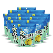 Load image into Gallery viewer, SuckerPunch Gourmet Dill Pickles, Classic Kosher Dill, 3.4oz (Pack of 12)