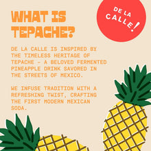 Load image into Gallery viewer, De La Calle Tepache Modern Mexican Soda, Mandarin Refresco, 12oz (Pack of 12)